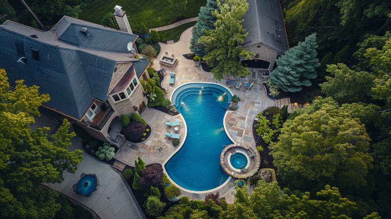 Luxury Living With a Custom In-ground Pool in Oakland County